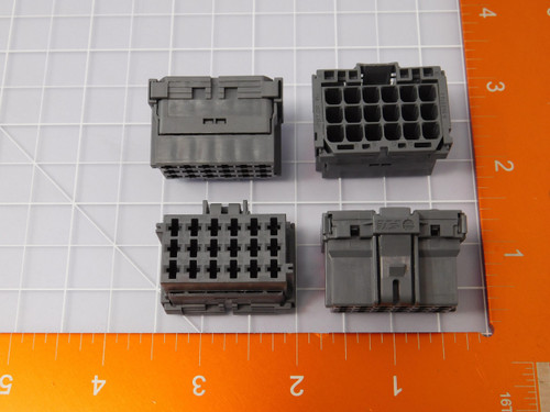 Lot of 243 TE CONNECTIVITY 8-968974-1  X93524 CONN RCPT 18POS FREE HANG GRAY