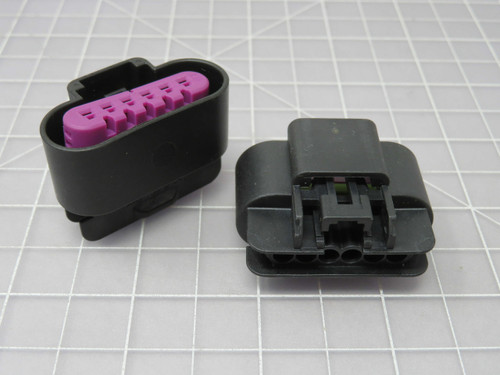 Lot of 129 DELPHI 15326829  X99217 Automotive Connectors 6P FEM BLK CONN ASSY GT 150 Series