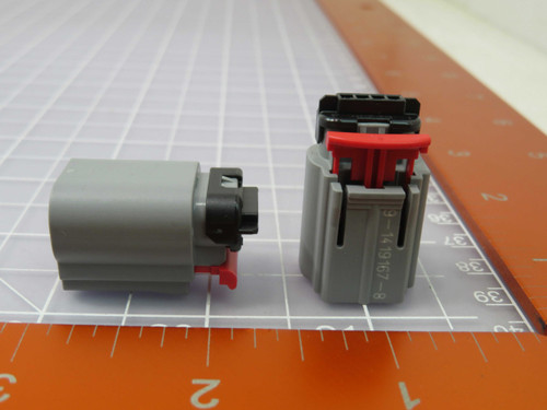 Lot of 88 TE CONNECTIVITY 9-1419167-8  X97251 Automotive Connectors 1X4 SLD HARN ASY KEY A W/CPA