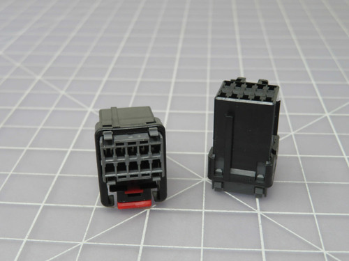 Lot of 105 TE CONNECTIVITY 638393-5  X98749 Automotive Connectors 10P PLUG ASSY A KEY