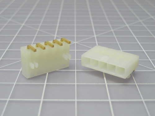 Lot of 181 MOLEX 39-30-3057  X95913 Headers & Wire Housings 5 CKT R/A HEADER