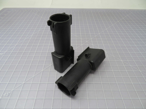 Lot of 24 DELPHI 13520909  X98427 Automotive Connectors 1P M BLK CONN POWER PK. 2000