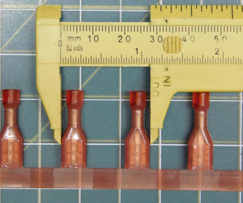 Lot of 1666 TE CONNECTIVITY 2-520401-2  ULTRA-FAST 187 ASY REC 22-18 TPBR X115419