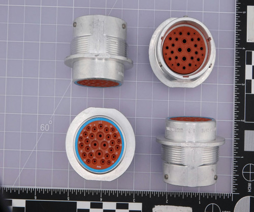 Lot of 9 DEUTSCH HD34-24-29PE  Conn Circular PIN 29 POS Crimp ST Jam Nut 29 Terminal 1 Port Automotive Package X115424