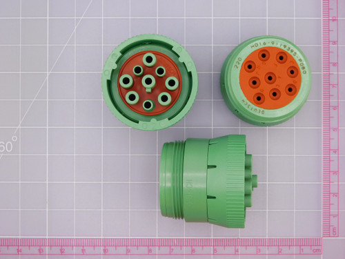 DEUTSCH HD16-9-1939S-P080 CONN PLUG HSNG FMALE 9POS INLINE