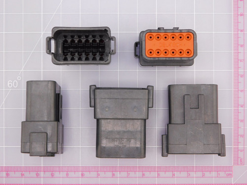Lot of 48 DEUTSCH DT04-12PB CONN RCPT HSG 12POS Lot of 48 DEUTSCH DT04-12PB CONN RCPT HSG 12POS