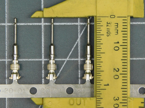 Lot of 909 DEUTSCH 1060-20-0122 CONN PIN 16-22AWG NICKEL CRIMP