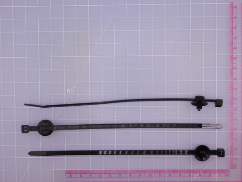 Lot of 833 HELLERMANNTYTON 156-00025 FIR TREE MOUNT/ CABLE TIE 50LB 8"MNT HOLE DIA .177"-.197" 500/PK