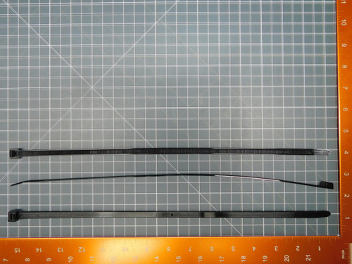 Lot of 500 HELLERMANNTYTON 111-12058 CBL TIE LOCKING BLK 120LBS 1.27'