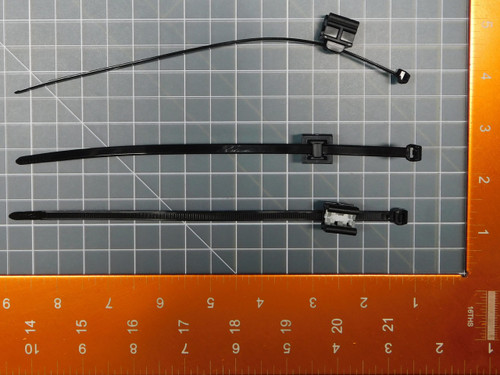 Lot of 168 HELLERMANNTYTON 156-00872 CBL TIE LOCKING BLK 50LBS 7.87"