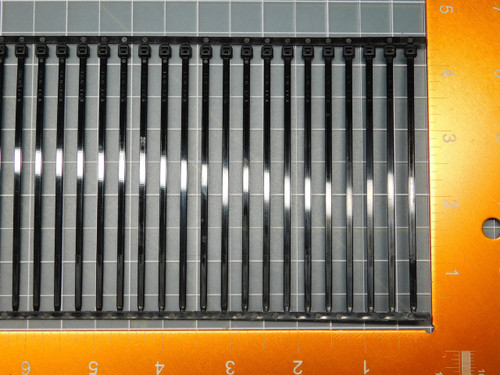 HELLERMANNTYTON 120-05007 CABLE TIE 4" NYLON 18LB BLK, T18RA50 BLK HS 5000/RL AT2000 TENSILE:18