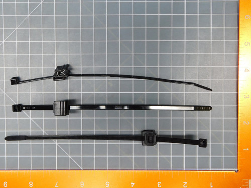 Lot of 238 HELLERMANNTYTON 156-00541 BLK HS TIE& HIRHS