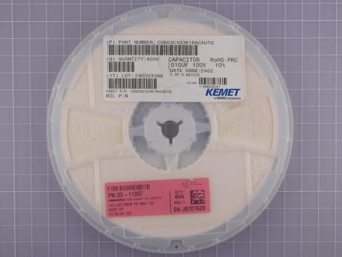 KEMET ELECTRONICS C0603C103K1RACAUTO new surplus units