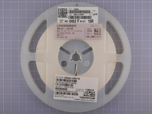 YAGEO RC0402FR-0710RL new surplus units