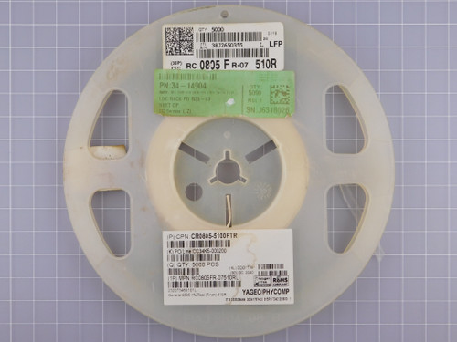 YAGEO RC0805FR-07510RL new surplus units