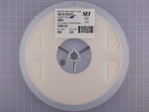 SEI RMCF0805FT15R0 new surplus units