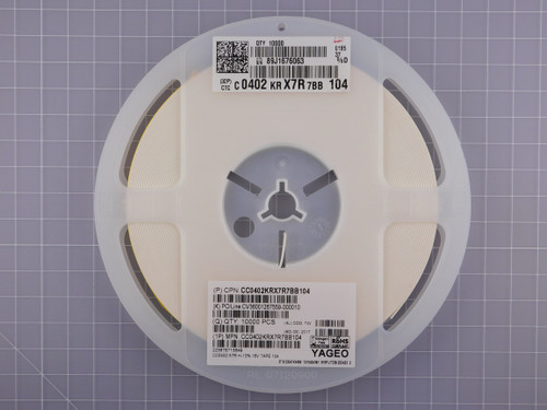 YAGEO CC0402KRX7R7BB104 parts for sale