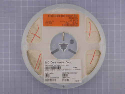 NIC COMPONENTS NMC0603Y5V105Z10TRPF parts for sale