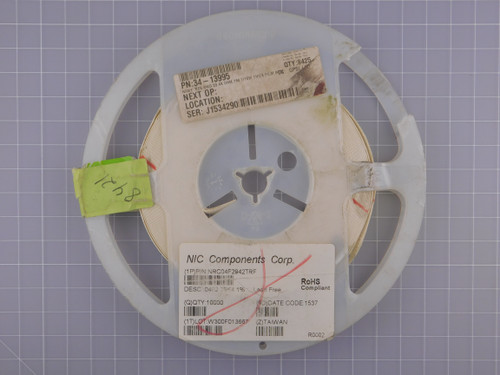 NIC COMPONENTS NRC04F2942TRF parts for sale