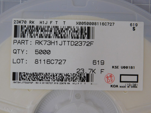 KOA RK73H1JTTD2372F  X91232 RES 23.7K OHM 1% 1/10W 0603