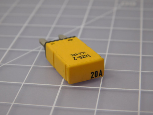 ETA 1620-2-20A 14.5 VDC  X90036 Circuit Breakers Single pole, thermal miniature circuit breaker designed for automotive applications