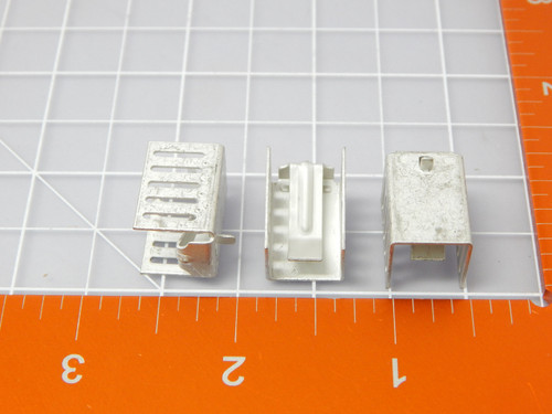 Lot of 136 AAVID 7139DG  Q00719 Heat Sinks Channel Style Stamped Heatsink with Slide-On Integrated Mounting Clip for TO-220, Copper, Horizontal Mounting, 28.3 n Thermal Resistance, 2.54mm Hole