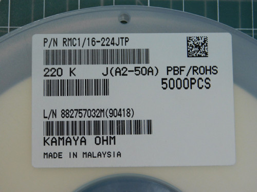 KAMAYA RMC1/16-224JTP  X94615