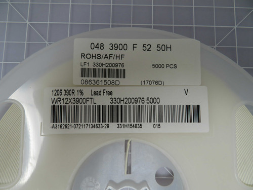 KAMAYA RMC1/8K3900FTP  X95010 Thick Film Resistors - SMD 1206 390R 1% Lead Free KAMAYA RMC1/8K3900FTP  X95010 Thick Film Resistors - SMD 1206 390R 1% Lead Free