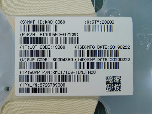 KAMAYA RMC1/16S-104JTH20  X94712