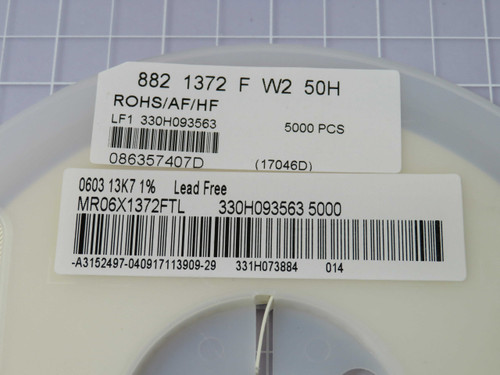 KAMAYA RMC1/16K1372FTP  X95214 Thick Film Resistors - SMD 0603 13K7 1% Lead Free KAMAYA RMC1/16K1372FTP  X95214 Thick Film Resistors - SMD 0603 13K7 1% Lead Free