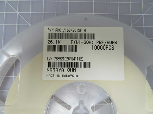 KAMAYA RMC1/16SK2612FTH  X95203 Thick Film Resistors - SMD 0402 26K1 1%