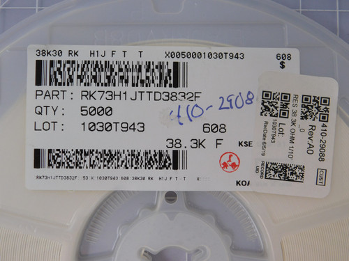 KOA RK73H1JTTD3832F  X93225 RES 38.3K OHM 1% 1/10W 0603