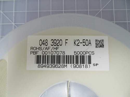 KAMAYA RMC1/8K3920FTP  X95756 Thick Film Resistors - SMD 1206 392R 1% Lead Free KAMAYA RMC1/8K3920FTP  X95756 Thick Film Resistors - SMD 1206 392R 1% Lead Free