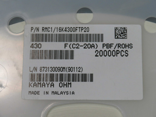 KAMAYA RMC1/16K4300FTP20  X94834