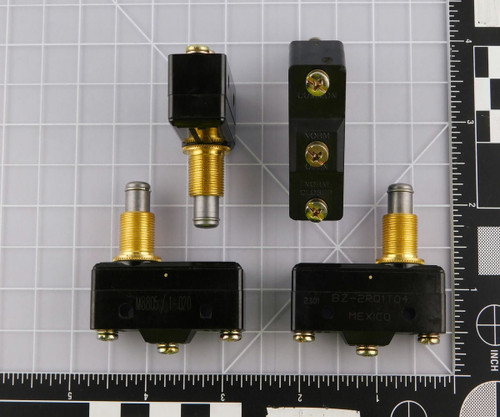 Lot of 7 HONEYWELL BZ-2RQ1T04  Large Basic Switches: BZ Series, Single Pole Double Throw (SPDT), No Electrical Rating, 11,9 mm [0.470 X115014