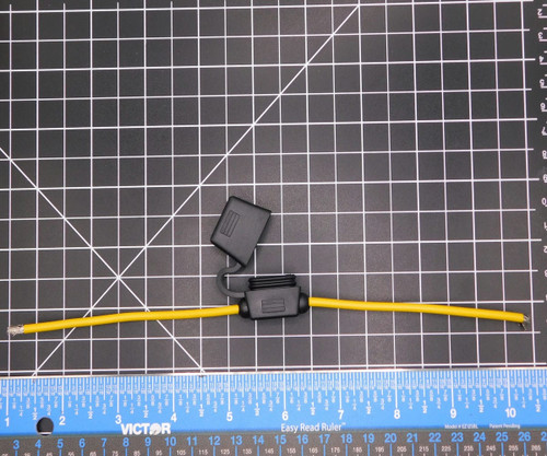 OPTIFUSE 46239  ATO/ATC In-Line Fuse Holder 46239, 14 Ga. Tinned UL1015 Wire, 4" Yellow Leads X115535 OPTIFUSE 46239  ATO/ATC In-Line Fuse Holder 46239, 14 Ga. Tinned UL1015 Wire, 4" Yellow Leads X115535