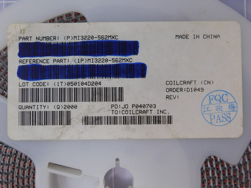 COILCRAFT MI3220-562MXC  X93184