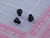 Lot of 344 YAZAKI 7157-3648 2.3II Black Cable Seal, 22-20 Ga. X120440