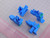 Lot of 384 APTIV 33297579 1 Way F MCP 6.3 Unsealed Connector Blue X127844