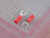 Lot of  740 PANDUIT PV18-6F-MY Red 6 Stud Spade Terminal Connector Crimp 18-22 AWG X129326 Lot of  740 PANDUIT PV18-6F-MY Red 6 Stud Spade Terminal Connector Crimp 18-22 AWG X129326