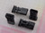 Lot of 227 TE CONNECTIVITY 2203774-3 12 V, 4 Position, Automotive Housing for Male Terminals, Wire-to-Wire, 4 mm [.157 in] Centerline, Sealable, Black, MCON Interconnection System X132294