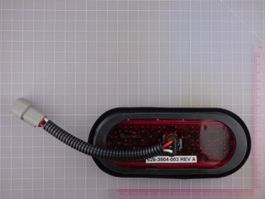TRUCK-LITE 60050R 60 Series, LED, Red, Oval, 26 Diode, Stop/Turn/Tail ...