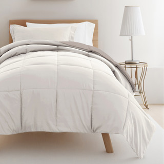 Thumbnail 3: IENJOY HOME IENJOY HOME 8 Piece Solid Comforter Dorm Set Bundle 