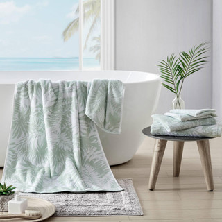 Thumbnail 3: Tommy Bahama Tommy Bahama Lago Palm 6 Piece Cotton Terry Towel Set 