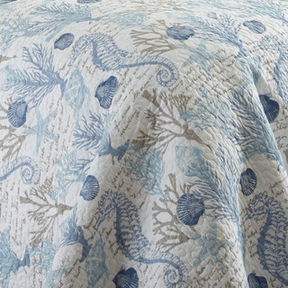 Thumbnail 4: Levtex Home Levtex Home Galapagos Coastal Reversible Quilt & Sham Set 