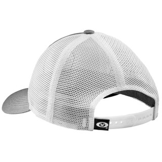 Thumbnail 2: Flying Fisherman Flying Fisherman Mens Heather Gray Tailing Red Trucker Hat 