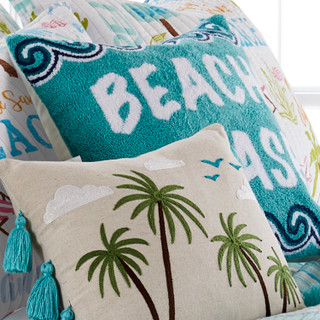 Thumbnail 2: Levtex Home Levtex Home Coastal Beach Days Beach Please Pillow 
