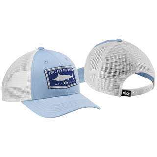 Thumbnail 3: Flying Fisherman Flying Fisherman Mens Blue Marlin Patch Trucker Hat 