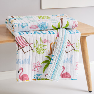 Thumbnail 2: Levtex Home Levtex Home Coastal Beach Days Quilted Reversible Throw 