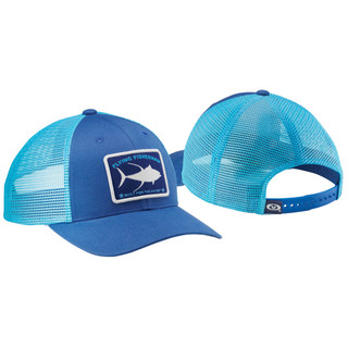 Thumbnail 3: Flying Fisherman Flying Fisherman Mens Blue Yellowfin Tuna Patch Trucker Hat 